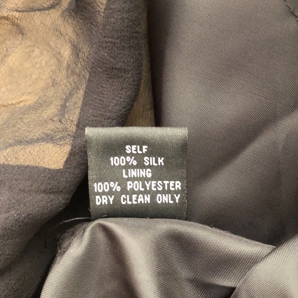 Lapis silk beaded sheer fully lined LBD M - Picture 3 of 7